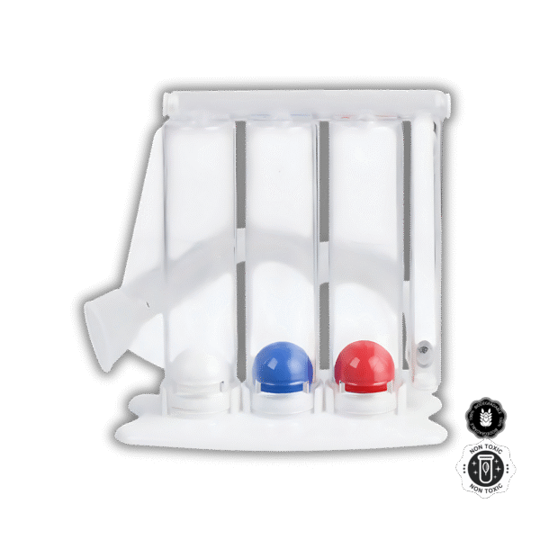 Easyflow Triflo-Solunum Egzersiz Cihazı- 3Lü Üfleme Topu (Nefes Egzersiz Topu)