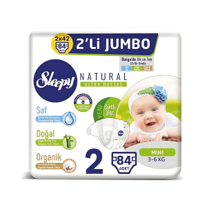 Sleepy Natural Jumbo 2'li Bebek Bezi