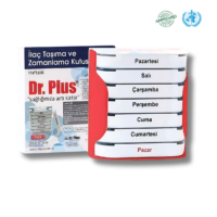 Dr. Plus®-Çekmeceli 7/24 Haftalık İlaç Saklama ve Zamanlama Kutusu