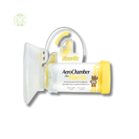 Aerochamber İnhaler-Sarı Flow-vu Chamber 1-5 Yaş