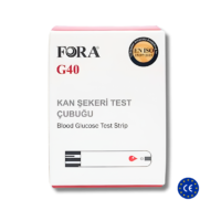 FORA G40-Kan Şekeri Test Çubuğu (50'lik)