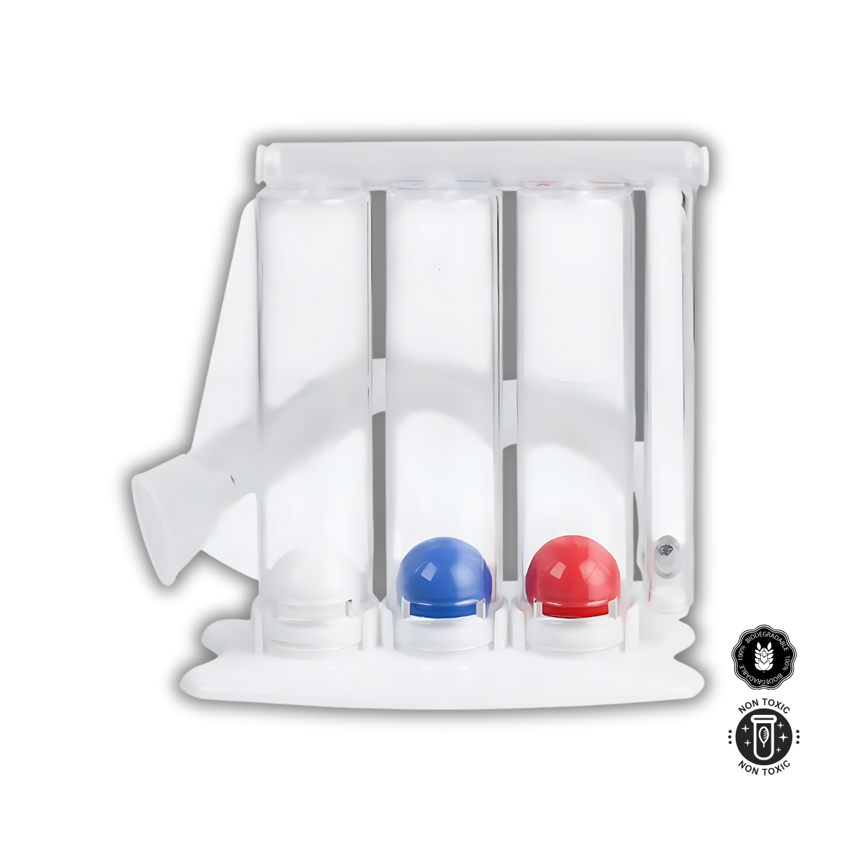 Easyflow Triflo-Solunum Egzersiz Cihazı- 3lü Üfleme Topu (Nefes Egzersiz Topu)