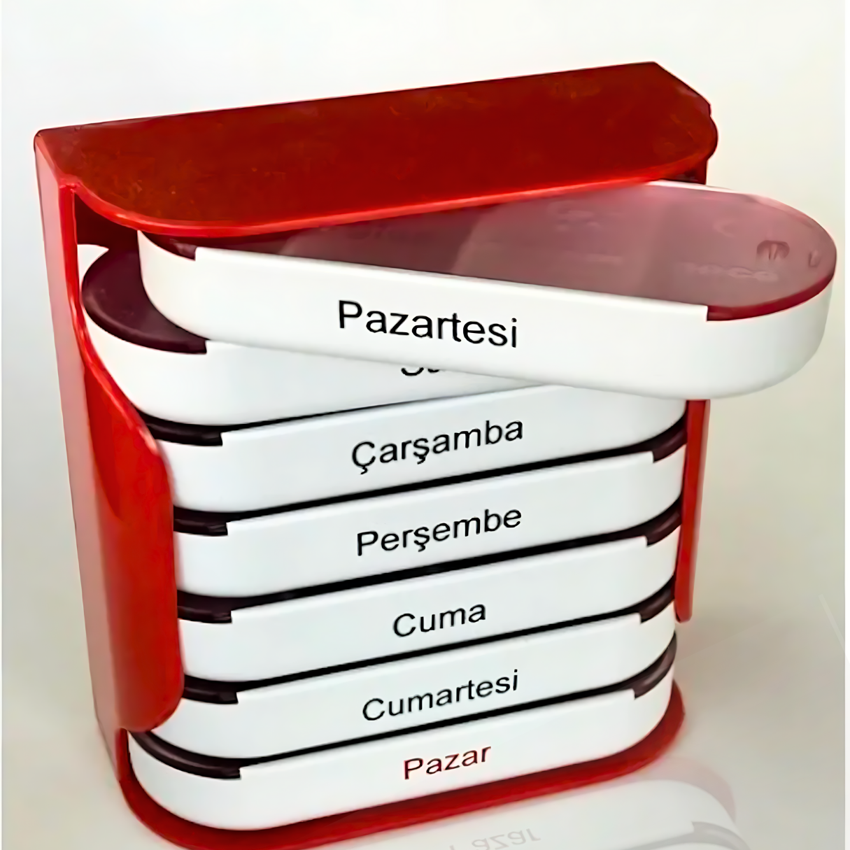 Dr. Plus®-Çekmeceli 7/24 Haftalık İlaç Saklama ve Zamanlama Kutusu - Görsel 3