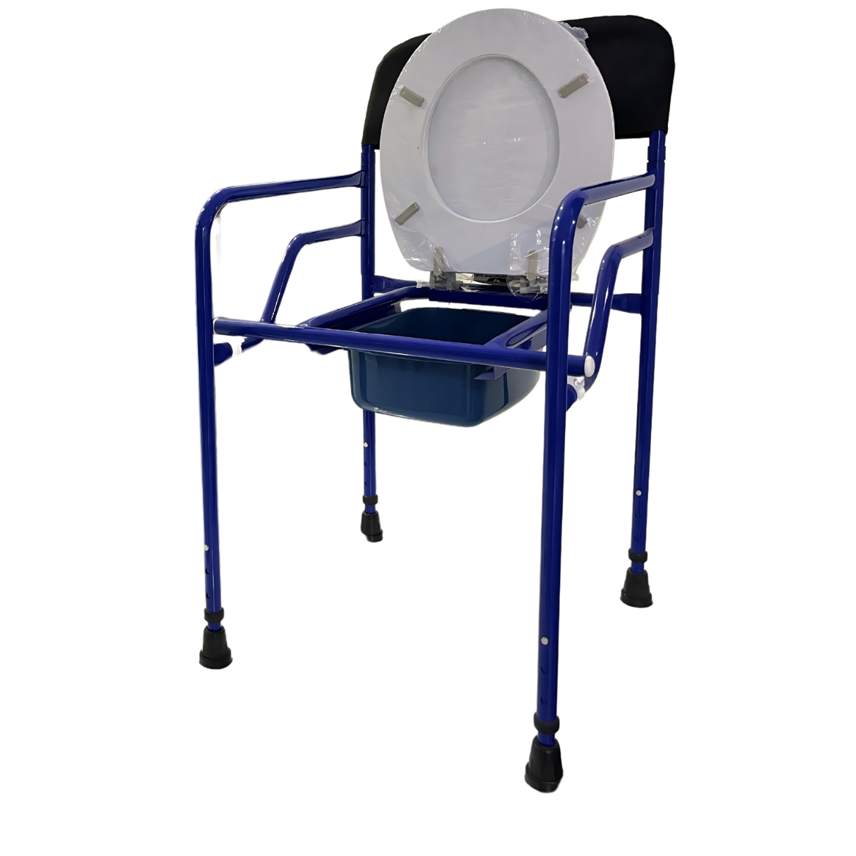 Medwelt-Klozetli Yükseltici Katlanabilir Tuvalet Sandalyesi - Görsel 2
