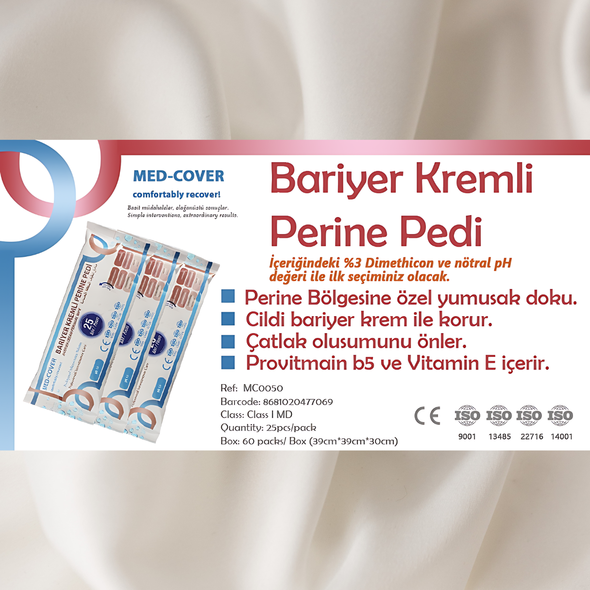 Bariyer Kremli Perine Bakım ve Temizleme Pedi (5 Paket) - Görsel 2