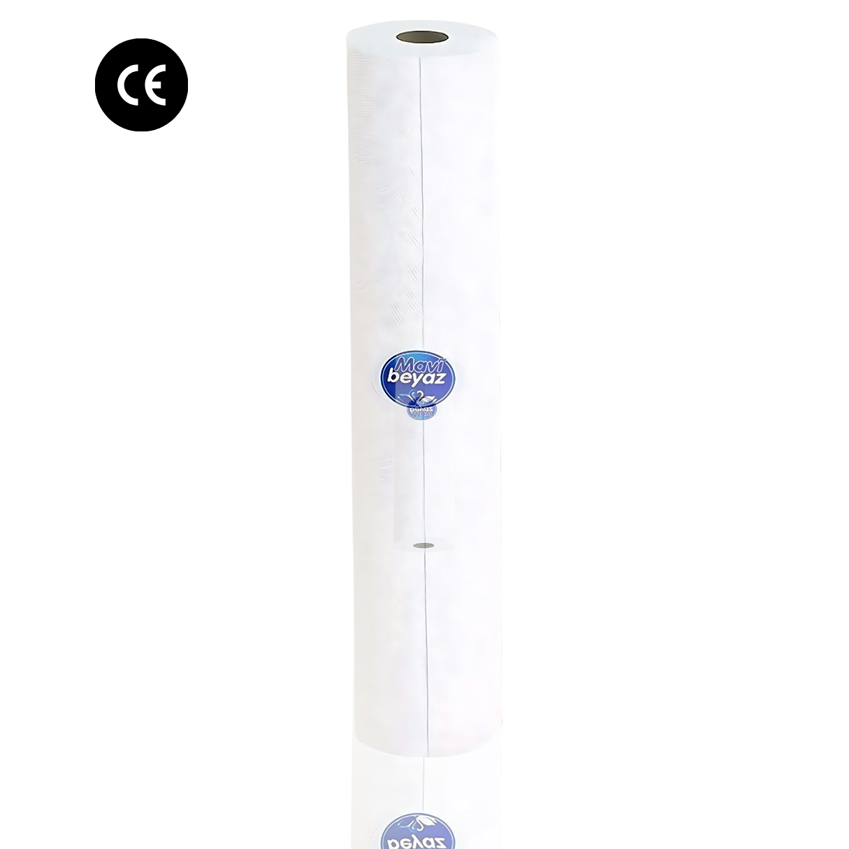 Mavi Beyaz-Muayene Masa Örtüsü (100mt Rulo)