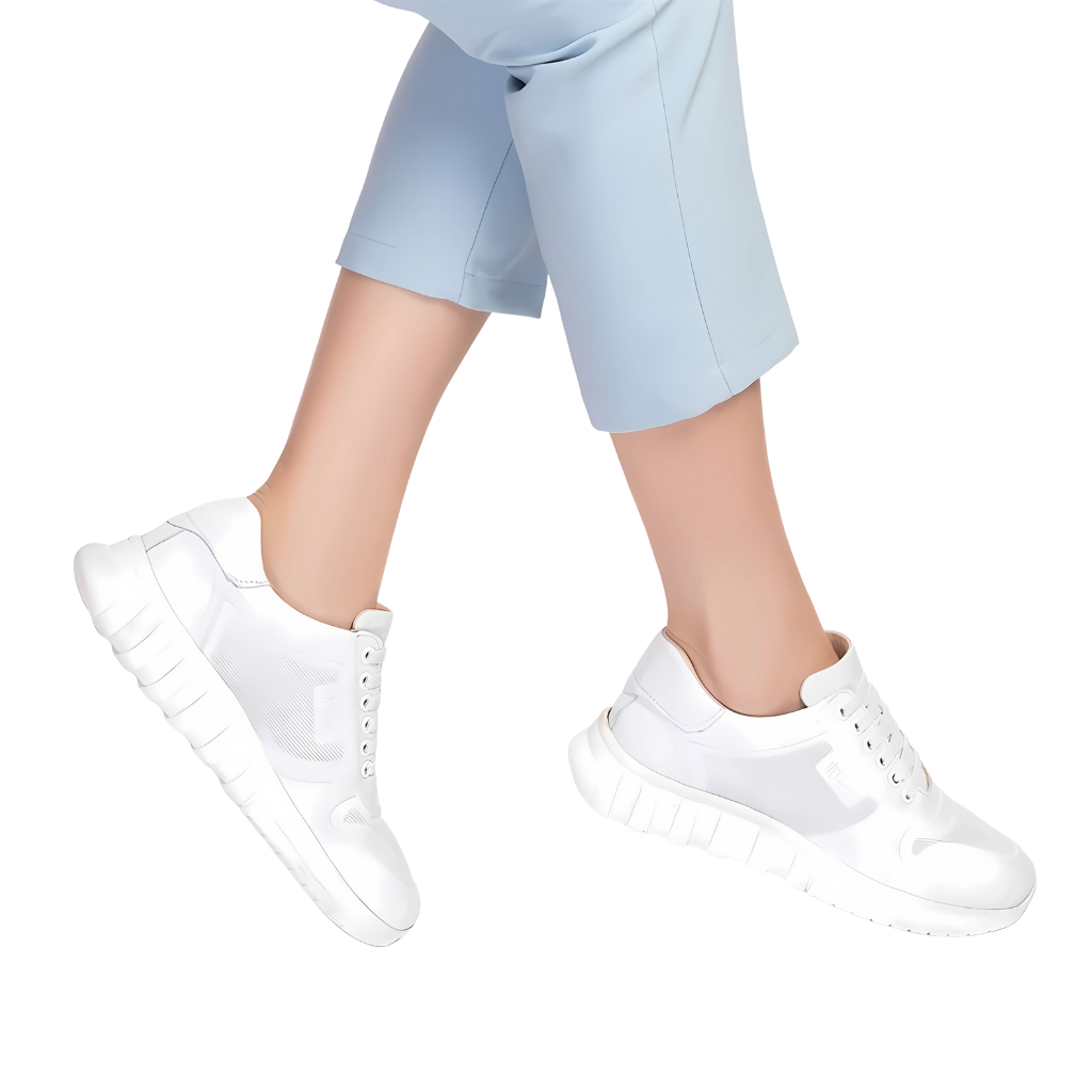 Diyabetik Kadın Spor Ayakkabı Beyaz | Dia Comfort - Görsel 3