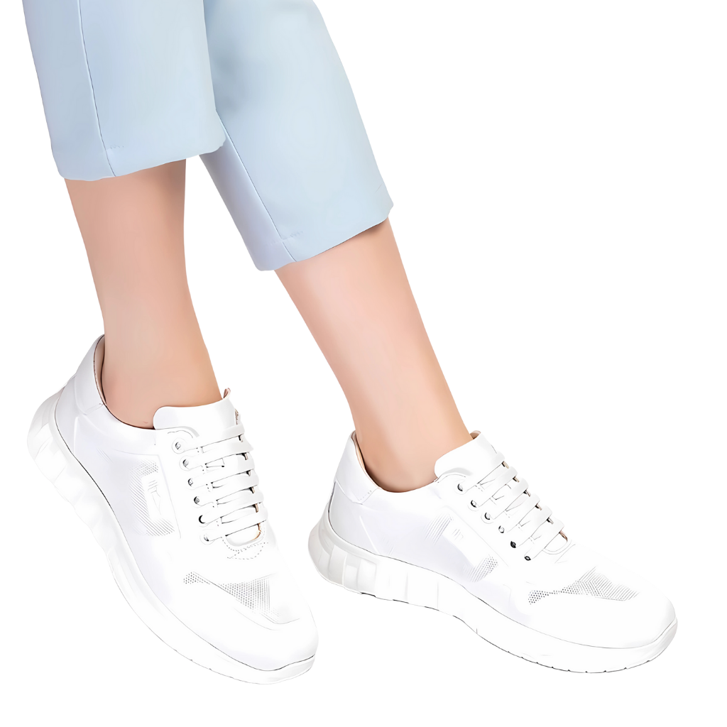 Diyabetik Kadın Spor Ayakkabı Beyaz | Dia Comfort