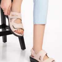 Dia Comfort Ortopedik Bayan Sandalet - Krem - 39