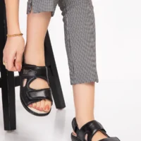 Dia Comfort Ortopedik Bayan Sandalet - Siyah - 40