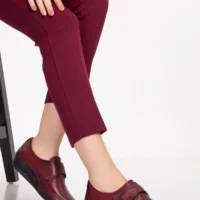 Dia Comfort Ortopedik Charlotte Diyabetik Bayan Ayakkabı - Bordo - 41