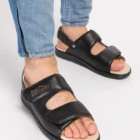 Dia Comfort Ortopedik Erkek Sandalet - Siyah - 42