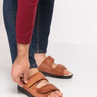 Dia Comfort Ortopedik Erkek Terlik - Taba - 45