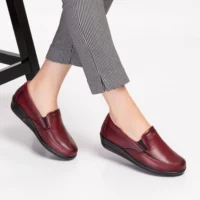 Dia Comfort Ortopedik Roseella Diyabetik Bayan Ayakkabı - Bordo - 42
