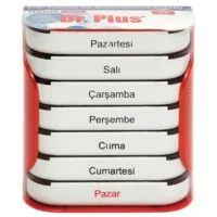 Dr. Plus Haftalık İlaç Kutusu Çekmeceli