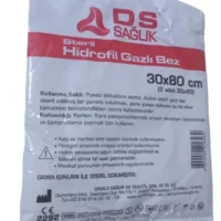 DS Sağlık Steril Gaz Kompres 30x80Cm 2 Parça