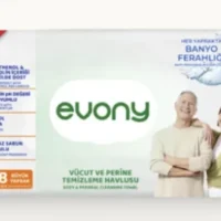 Evony Perine ve Vücut Temizleme Havlusu 48 Adet XL