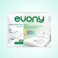 Evony Yatak Koruyucu 60x90 30 Adet