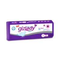 Gizlady Kadın Pedi Kanatlı Uzun Ped 8 Adet