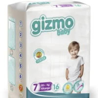 Gizmo Çocuk Bezi Bağlamalı No:7 16 Adet