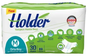 Holder Hasta Bezi Bağlamalı 30 Adet Medium