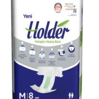 Holder Hasta Bezi Bağlamalı 8 Adet Medium