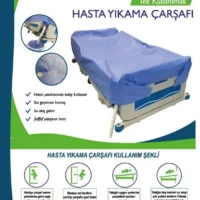 Nill Flex Tek Kullanımlık Hasta Yıkama Çarşafı