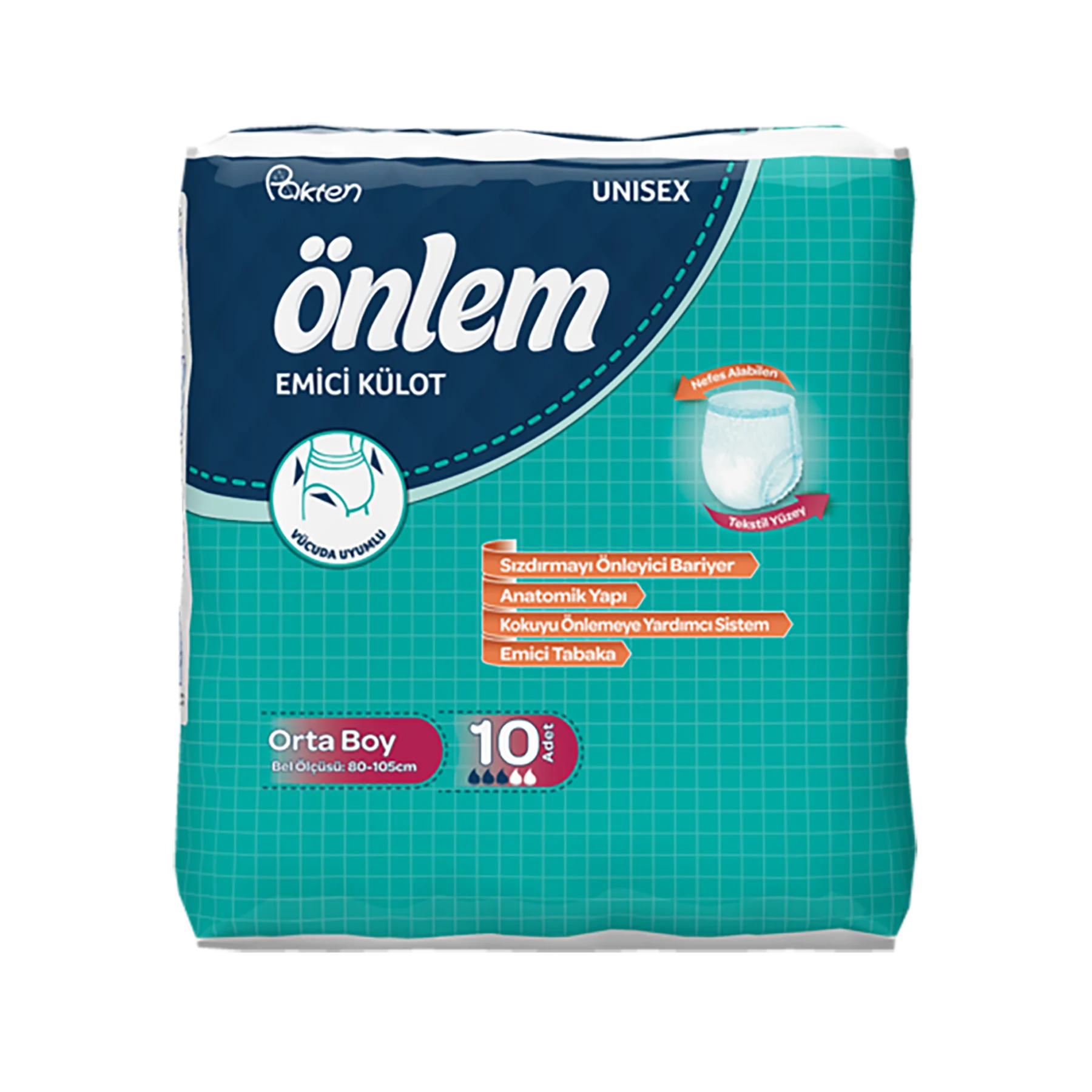 Önlem Hasta Bezi Külot Medium 10 Adet 1 Önlem Hasta Bezi Külot Medium 10 Adet