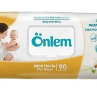 Önlem Islak Havlu Papatyalı 90 Adet