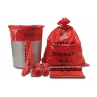 Tıbbi Atık Poşeti Jumbo Boy 80x110Cm Rulo (10 Adet)